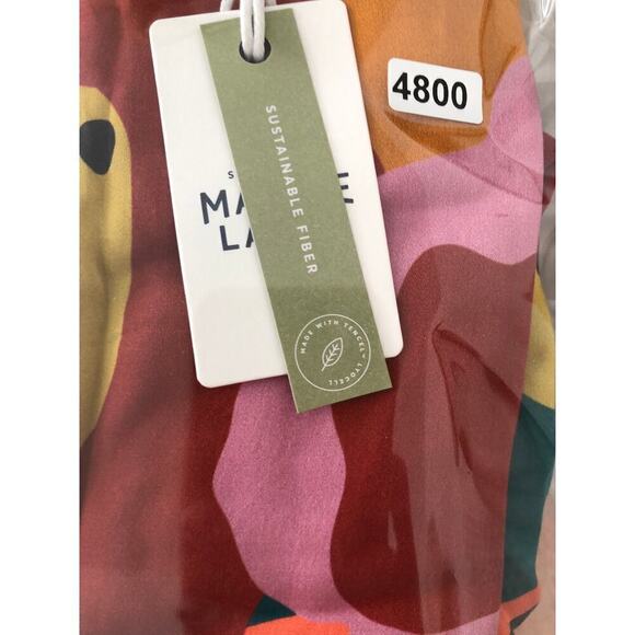 Marine Layer Ryan Skirt Lightweight Slip Midi Exploded Floral Multicolor NWT 8 - Picture 10 of 10